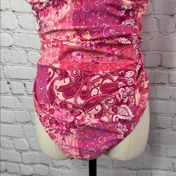 Cupshe x JJD Island Fresco Paisley One-Piece Swimsuit Large L NEW - Picture 9 of 15
